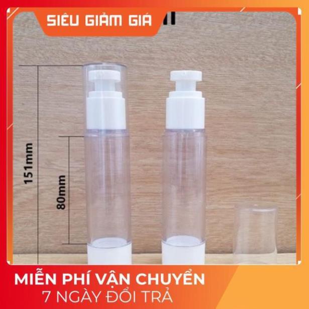 Chai Chiết Mĩ Phẩm ❤ GIÁ TỐT NHẤT ❤ Chai nhựa xịt giọt hút chân không 50ml chiết mỹ phẩm , phụ kiện du lịch