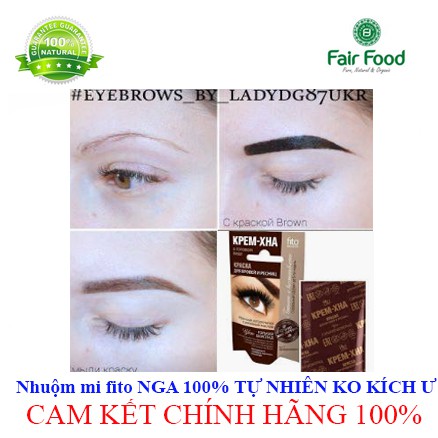 Thuốc nhuộm lông mi,mày FITO 100%  thảo dược tự nhiên từ cây lá móng Henna cho lông mi ,mày thời trang,dày ,ngăn rụng