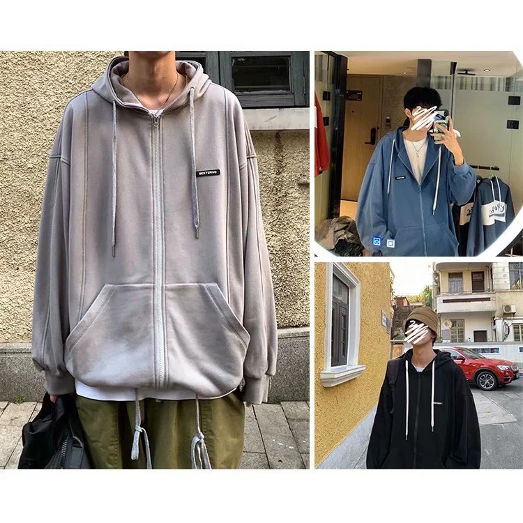 Áo Khoác Cardigan Có Mũ Dáng Rộng Thời Trang Dành Cho Cặp Đôi | BigBuy360 - bigbuy360.vn
