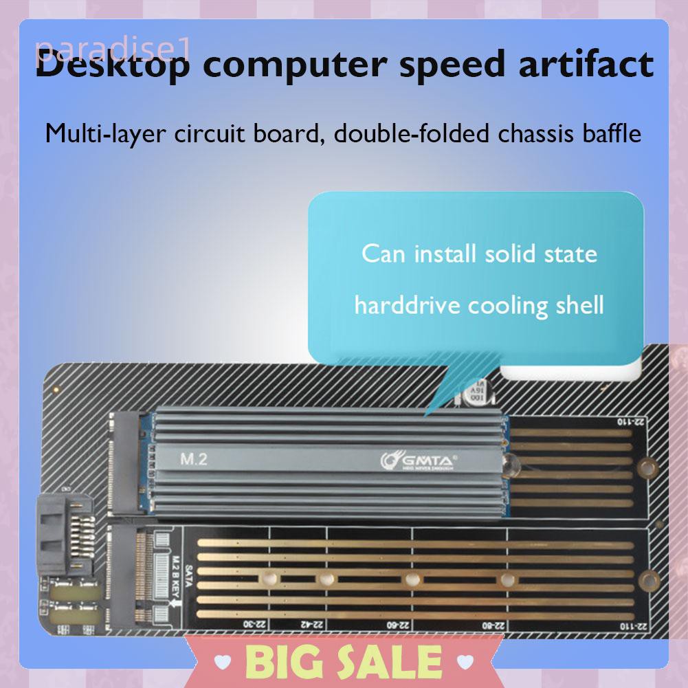 Thẻ Mở Rộng PCIe Paradise1 Dual M.2 3.0 X4 to M.2 NGFF M Key + B | BigBuy360 - bigbuy360.vn