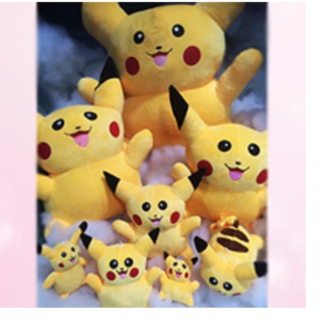 thú nhồi bông 3d pikachu