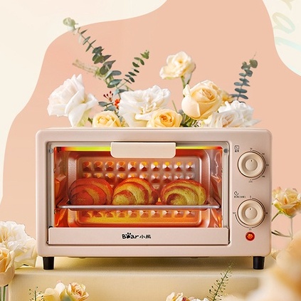 [có sẵn] Lò Nướng Bánh Mini Màu Xanh - Lò Nướng Mini Đa Năng Cho Hộ Gia Đình Nhỏ (Công Suất 800W)