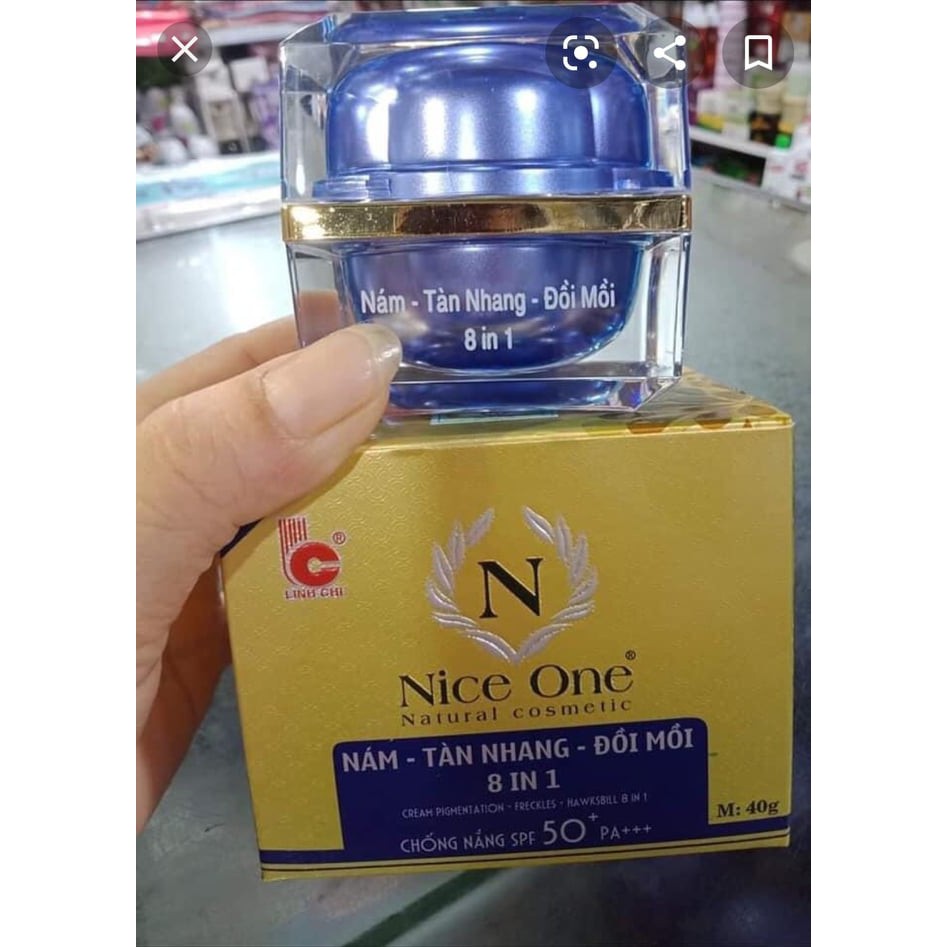 Kem Nice one dưỡng trắng nám tàn nhang 8in1 vip 40g