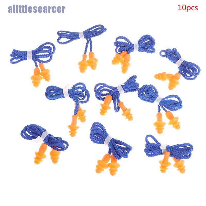 Set 10 Nút Silicone Bịt Tai Chống Ồn