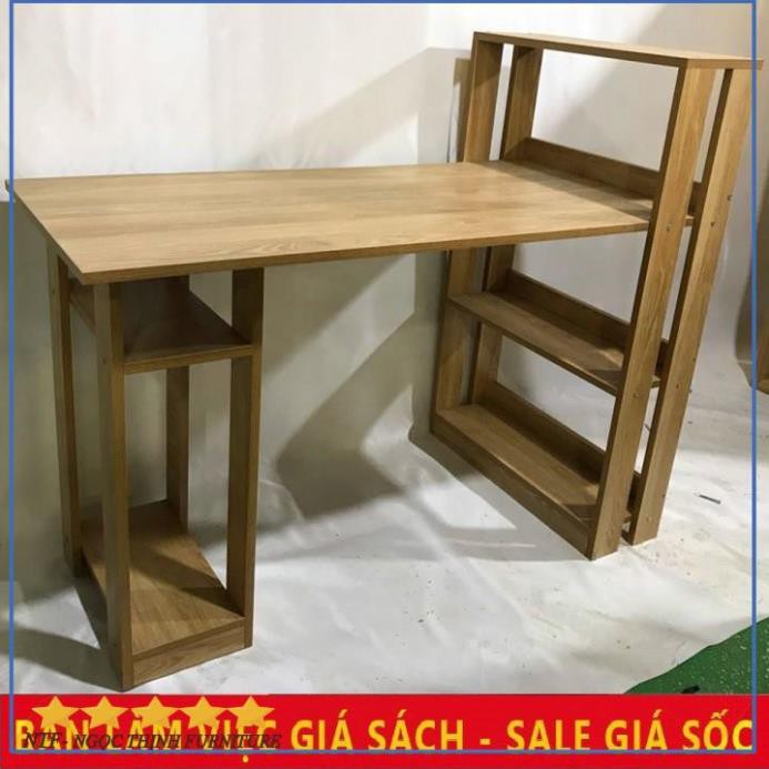 [SALE] Bàn làm việc bàn học bằng gỗ Mdf, thiết kế thông minh, kèm giá sách đa năng, rất tiện dụng