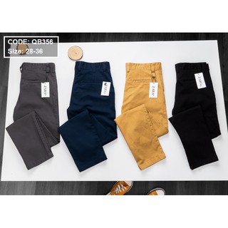 🅐 QB356 - Quần dài kaki nam phối lưng cao cấp