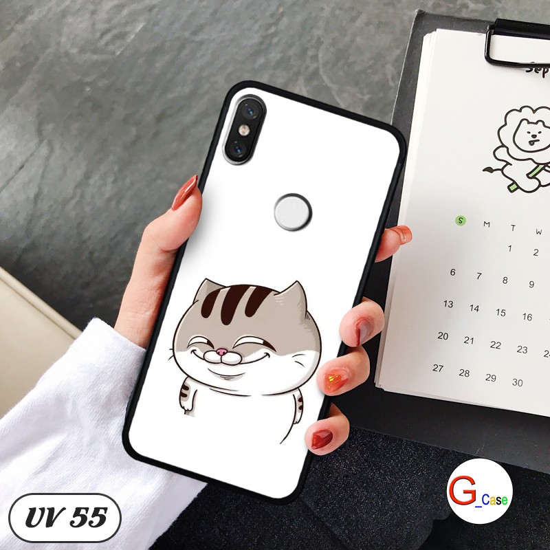 Ốp điện thoại Xiaomi Mi 8 - lưng nhám viền dẻo