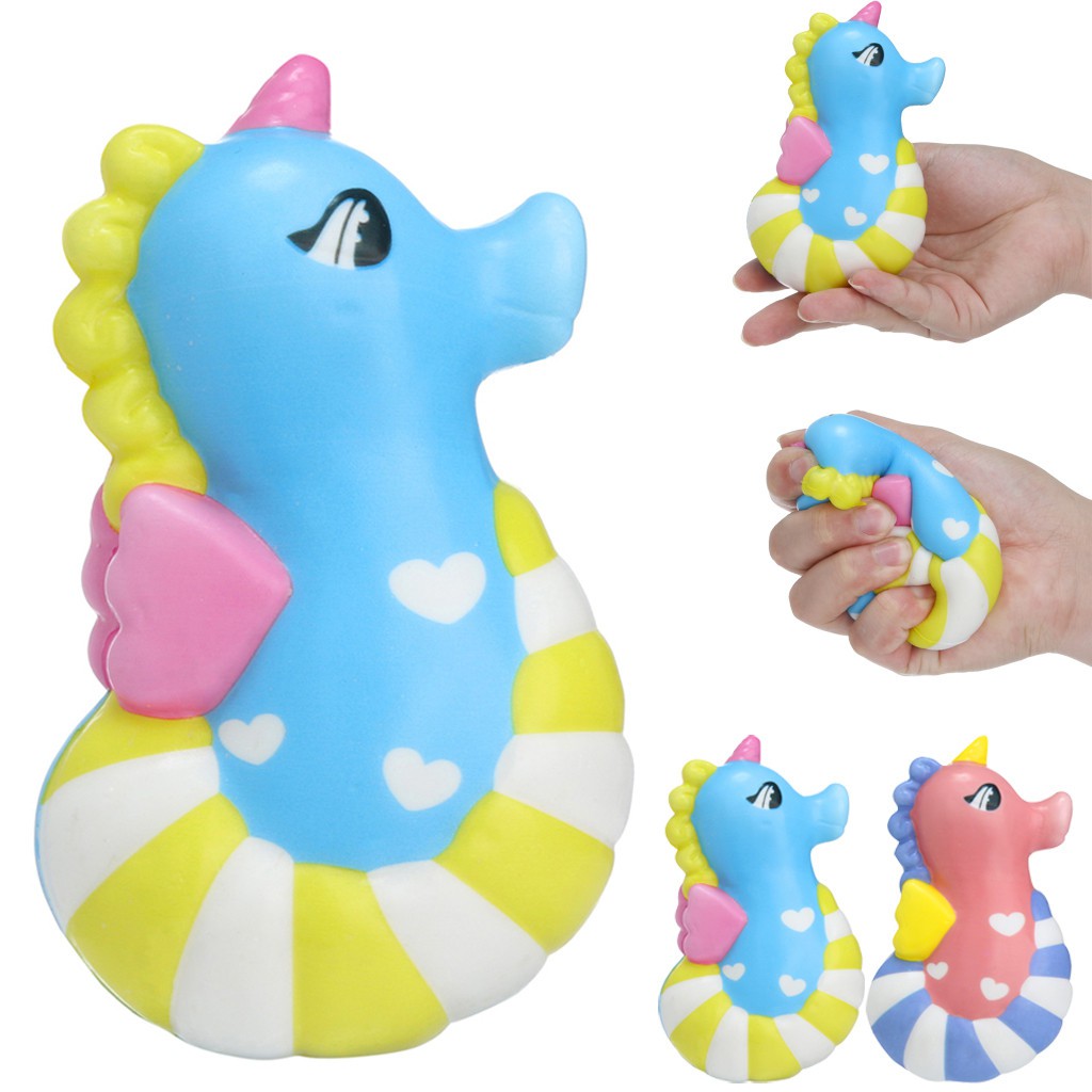 Đồ chơi Squishy hình cá ngựa dễ thương
