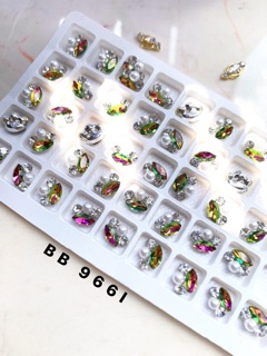 Set 72 viên đá kiểu trang trí móng nail