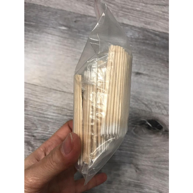 Tăm bông tre ủ tê tạo nét vét mực DCPX-NTA, tăm chuyên dụng phun xăm thẩm mỹ