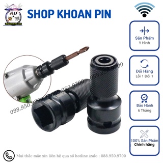 Đầu gắn mũi khoan chuyển đổi 1 / 2 " sang 1 / 4