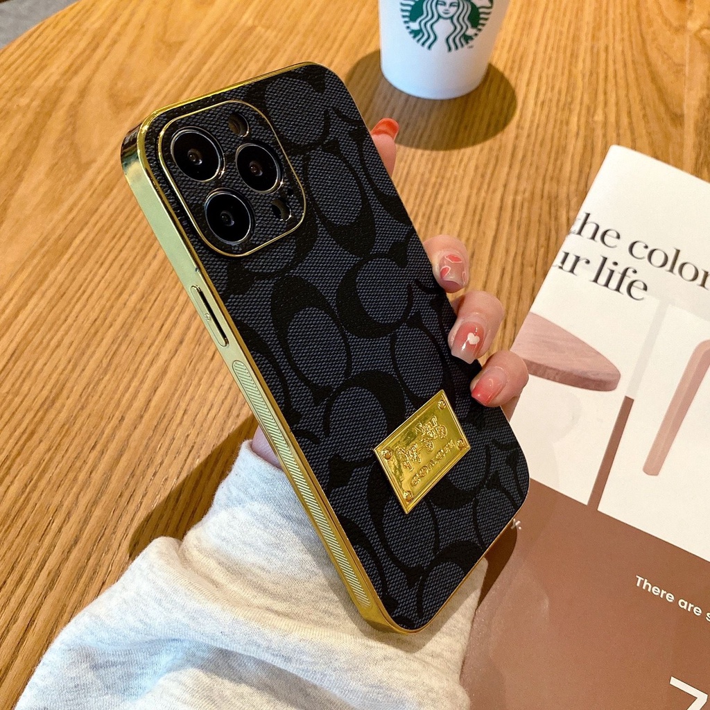 Ốp Điện Thoại Da In Logo Phnom Penh Phong Cách Âu Mỹ Sang Trọng Cho iphone 13 11 12 14 pro max XR 7P Plus