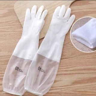 Găng Tay Cao Su Siêu Sai Hình Hươu Loại Dài Có Chun Chống Tuột