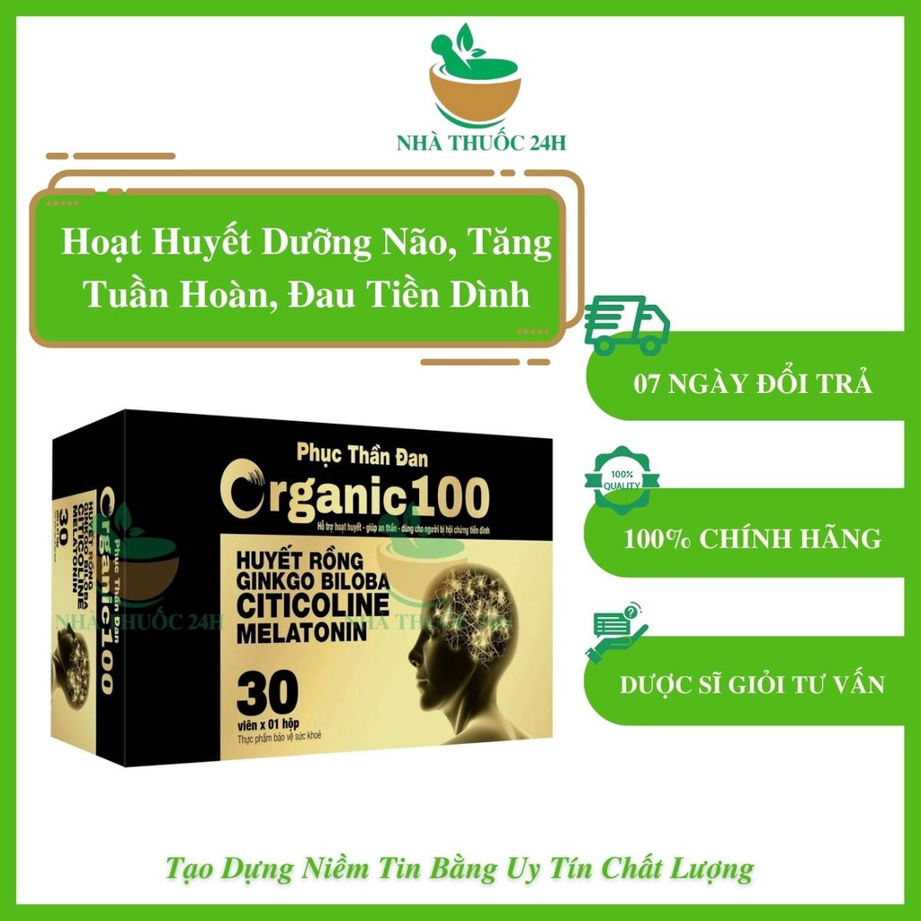 Hoạt Huyết Dưỡng Não Phục Thần Đan - Tăng Cường Hoạt Huyết