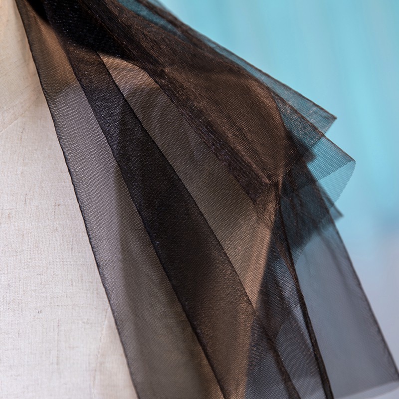 Khăn che mặt thắt nơ màu trơn đơn giản cho cô dâu