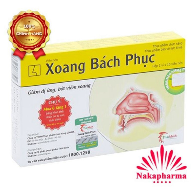 Freeship (CHÍNH HÃNG) XOANG BÁCH PHỤC_Mua 6 tặng 1