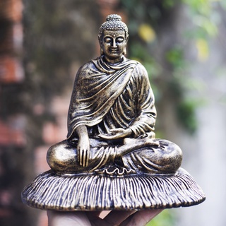 Tượng Bổn Sư Thích Ca cao 21 cm trang trí hồ cá, thuỷ sinh, tiểu cảnh, bán cạn, terrarium