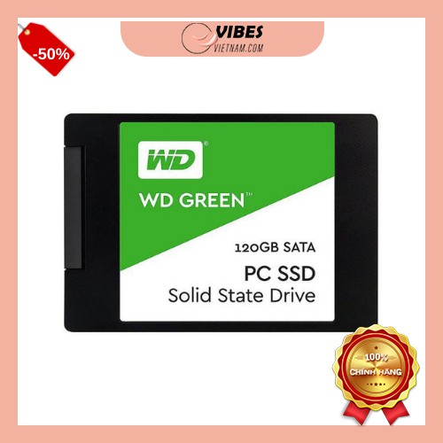 Ổ cứng SSD WD Green 120GB Kỹ Thuật Số sata 3 2.5 inch WDS120G2G0A - vibesvietnam