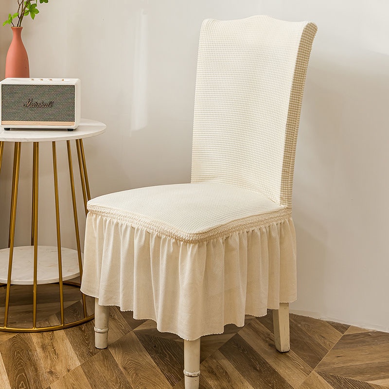 Vỏ Bọc Ghế Ngồi Bàn Ăn Vải Nhung Chất Liệu Co Giãn Cao Cấp