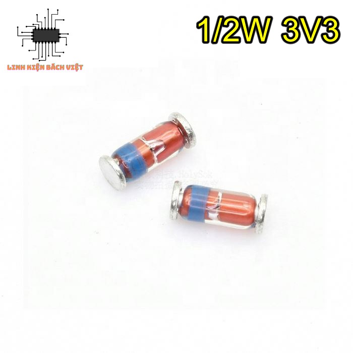 Diode Zener SMD 1/2W 3.3V LL34 (10c)