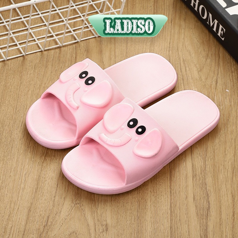 Dép quai ngang nữ LADISO siêu êm hình voi siêu dễ thương hàng QC chống trơn trượt - TT320