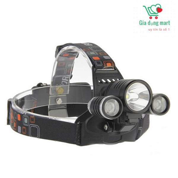 Đèn pin chiếu sáng [ THỌ 100.000 H ] đội đầu 3 bóng