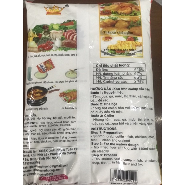 Bột Chiên Giòn Tuấn Phương 1kg