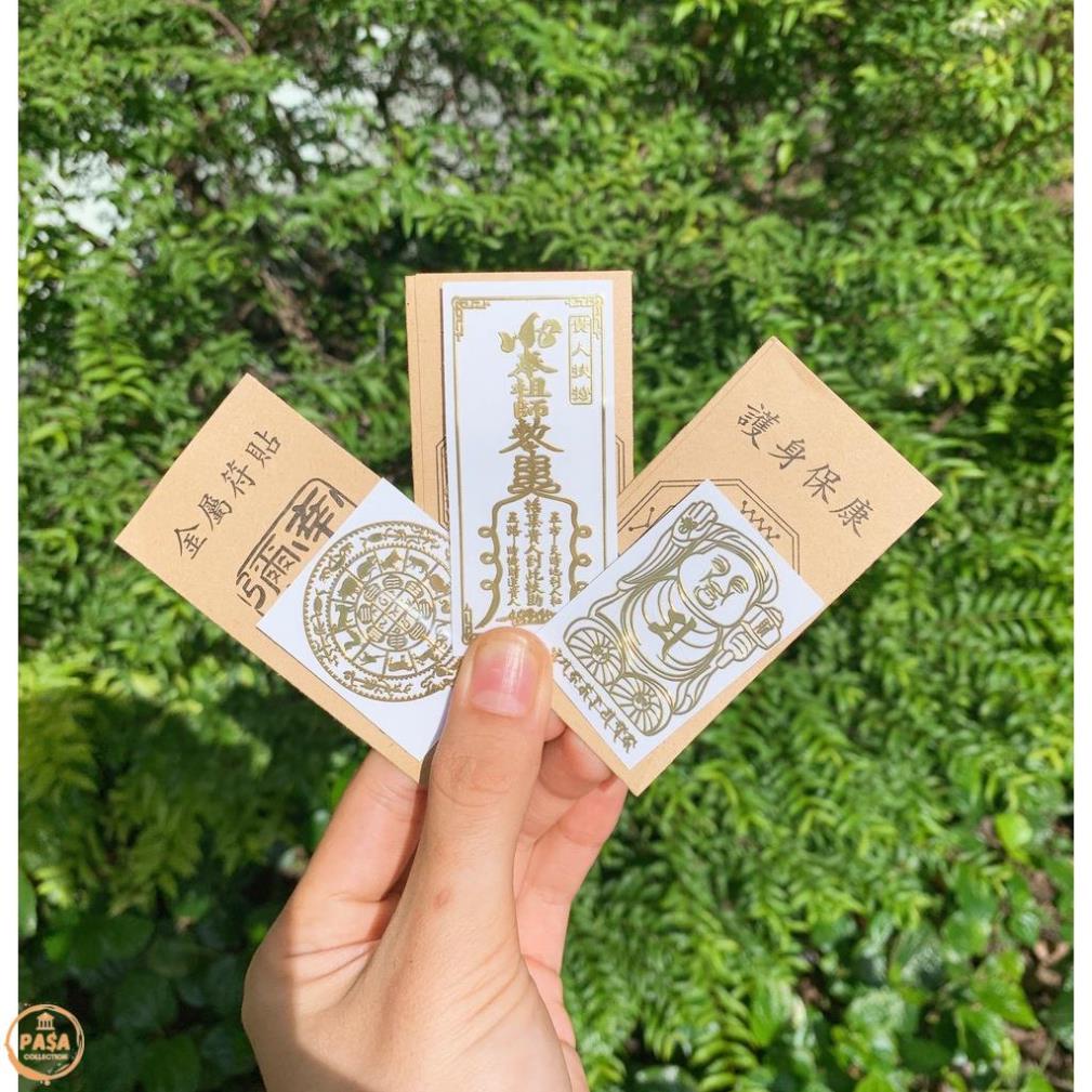 Bộ Linh Phù Miếng Dán Điện Thoại Tài Lộc May Mắn Phong Thuỷ Cải Vận, Siêu Đẹp Phù Hợp Tất Cả Các Dòng Máy