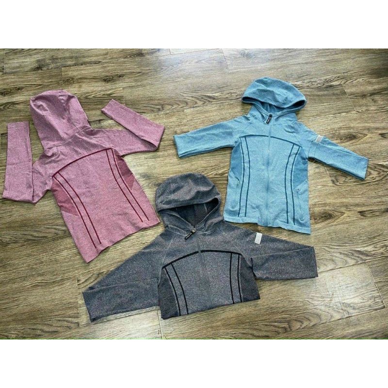 Áo khoát  thể thao in logo mẫu 2 Có túi khoá