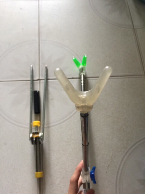 Chống cần câu tay, câu đài 2m1 chất liệu inox siêu bền - ĐỒ CÂU PHÍA BẮC - S20