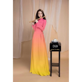 vải áo dài màu ombre