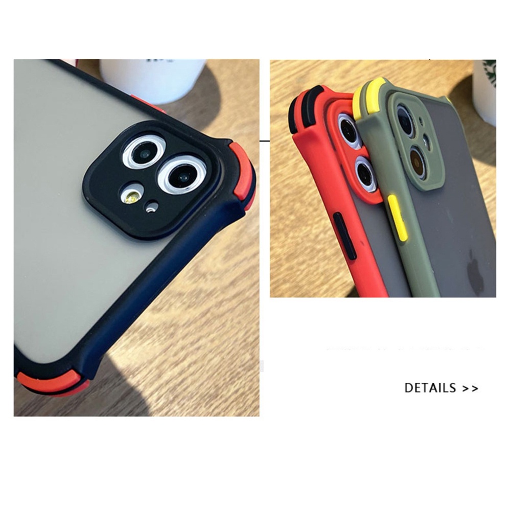Ốp Điện Thoại PC Cứng Trong Suốt Chống Sốc Mặt Nhám Cho OPPO Realme 5 5s 5i 6i 6 Pro Realme C2 C3 C11 C12 X2 Pro XT