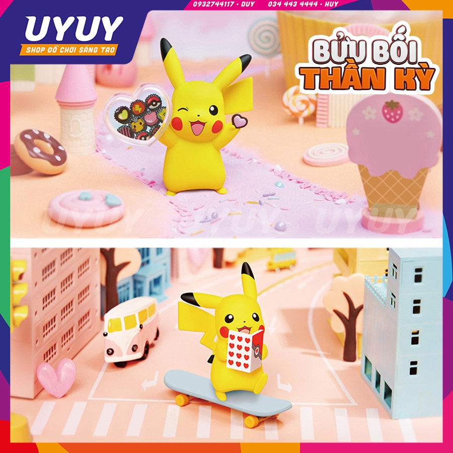 Mô Hình Pokemon Dễ Thương Nằm Ngủ Size Mini Hộp Nguyên Seal