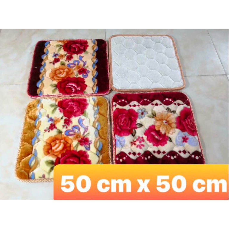 Thảm Ghế Êm Dày Loại 1 50cm x 50 cm Ấm Áp Cho Mùa Lạnh