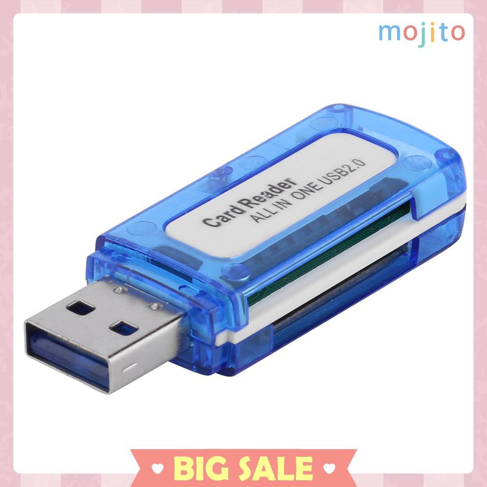 Đầu Đọc Thẻ Nhớ Usb 2.0 4 Trong 1 Cho Micro Sd Tf M2