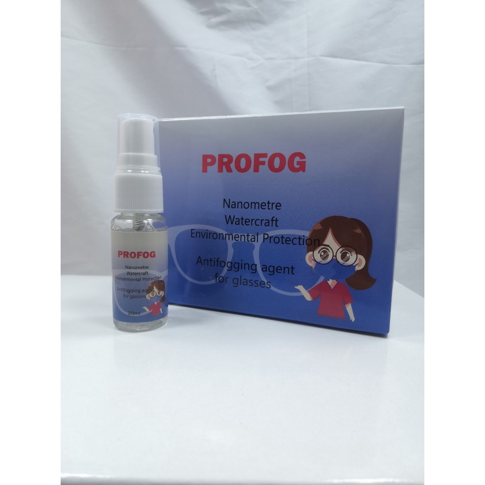Chai xịt nano chống bám hơi nước, sương mờ khi đeo kính,dùng được nhiều loại kính