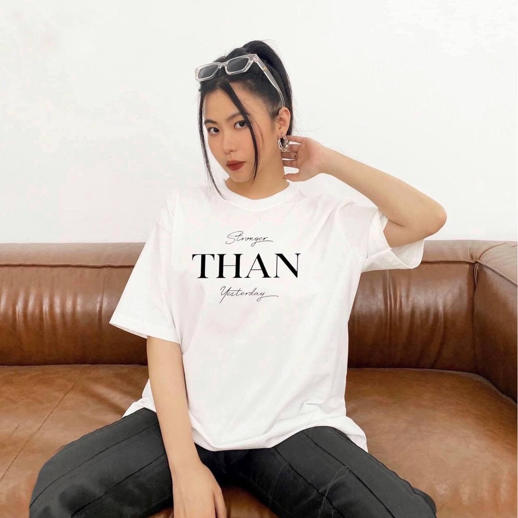 Áo thun nữ cotton in chữ phong cách basic cực đẹp Design By TATO