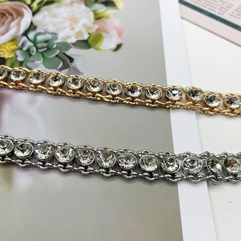 Thắt Lưng Dây Xích Màu Vàng / Bạc Quyến Rũ Trang Trí Đầm Cho Nữ