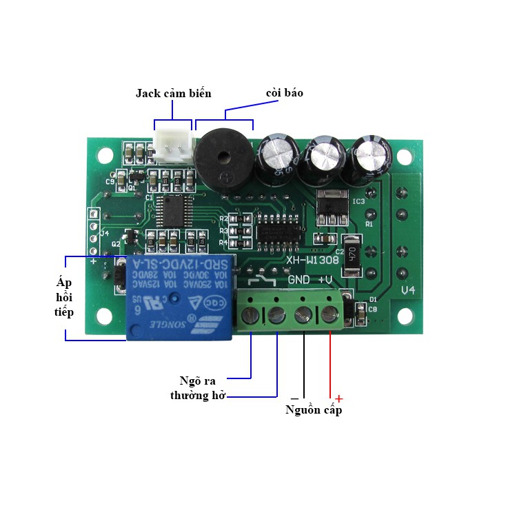 Mạch cảm biến nhiệt độ HX-W1308