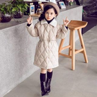 Áo phao trần trám dáng dài