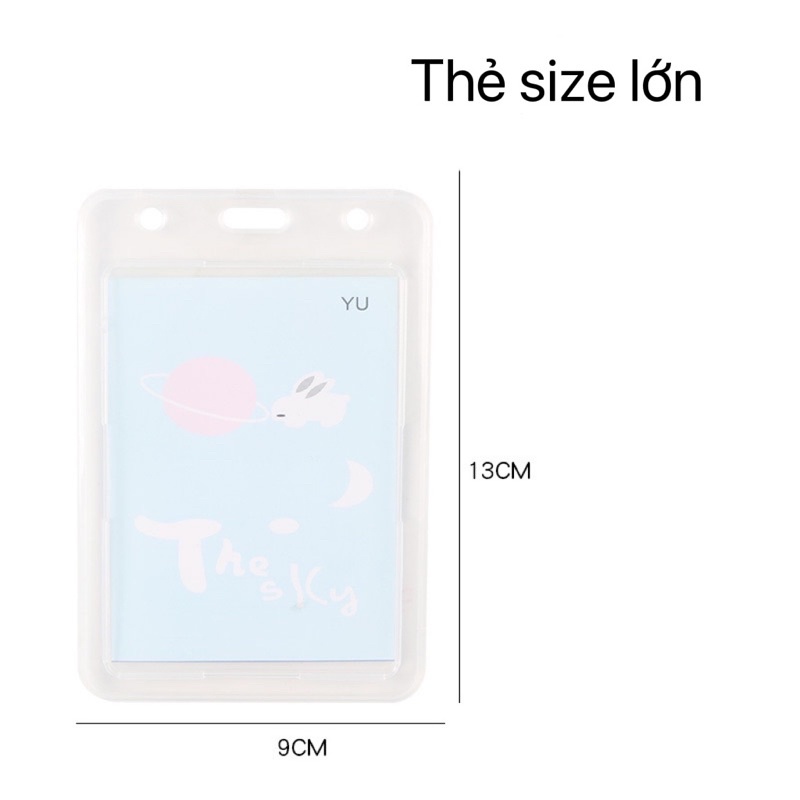 Bao đựng thẻ sinh viên, xe bus nhựa da nhiều loại