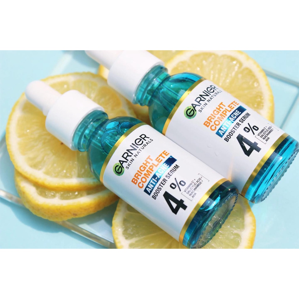 Serum Garnier Giảm Mụn Mờ Thâm Cho Da Dầu, Mụn 30ml