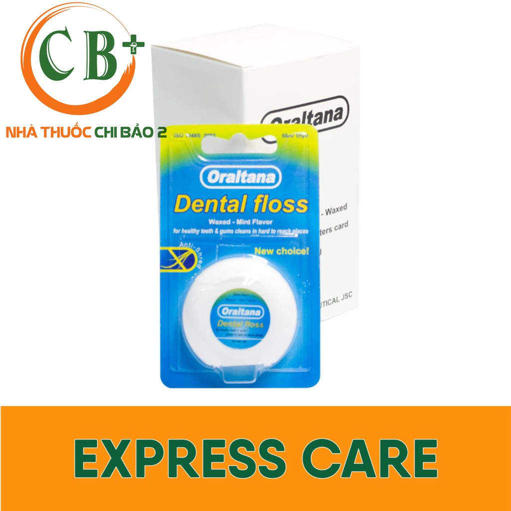 ✅ [CHÍNH HÃNG] Chỉ nha khoa Oraltana Dental floss (cuộn 50m).