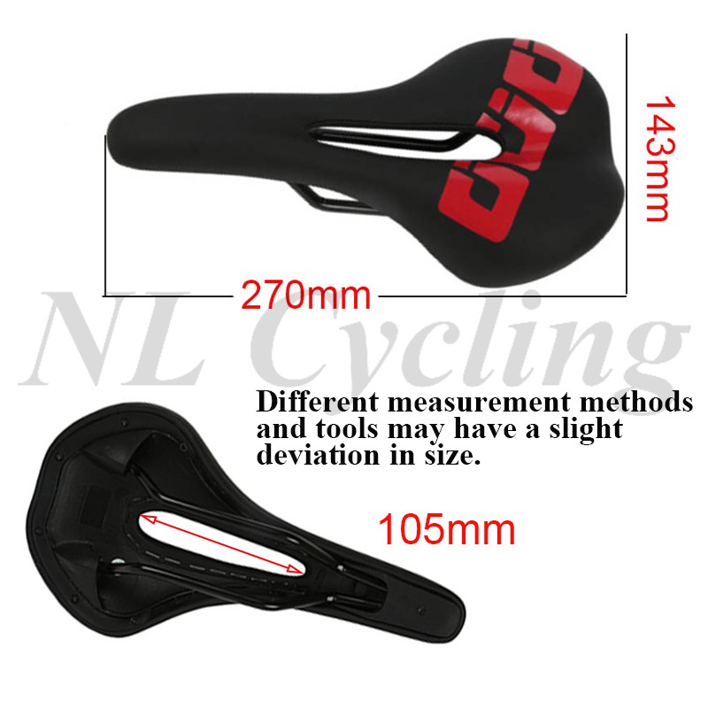 Yên Xe Đạp Leo Núi MTB Bằng Da Thiết Kế Đục Lỗ Thoải Mái