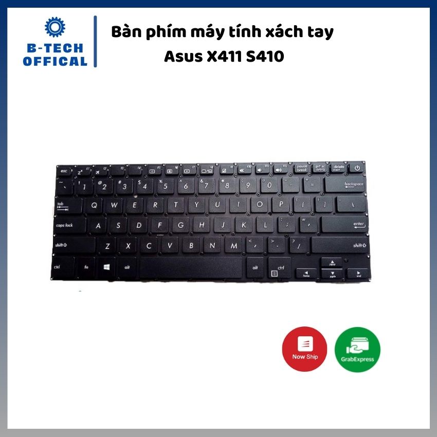 Bàn phím máy tính xách tay ASUS X411 S410 A411 - Bảo hành 6 tháng