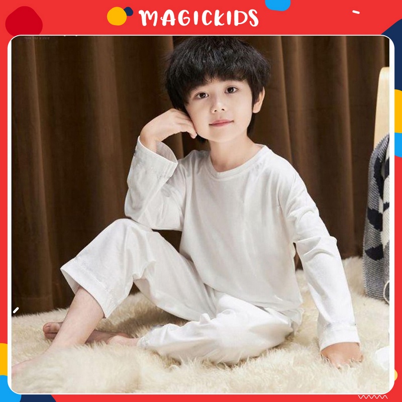 Bộ nỉ dài tay cho bé BR20019 - MAGICKIDS