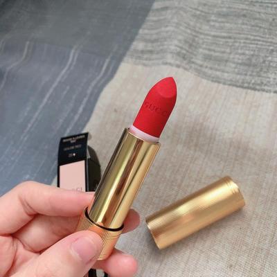 Son sáp lì Gucci thỏi vàng kim hoạ tiết hoa màu 25#204#208#308#502#504#505 tuỳ chọn