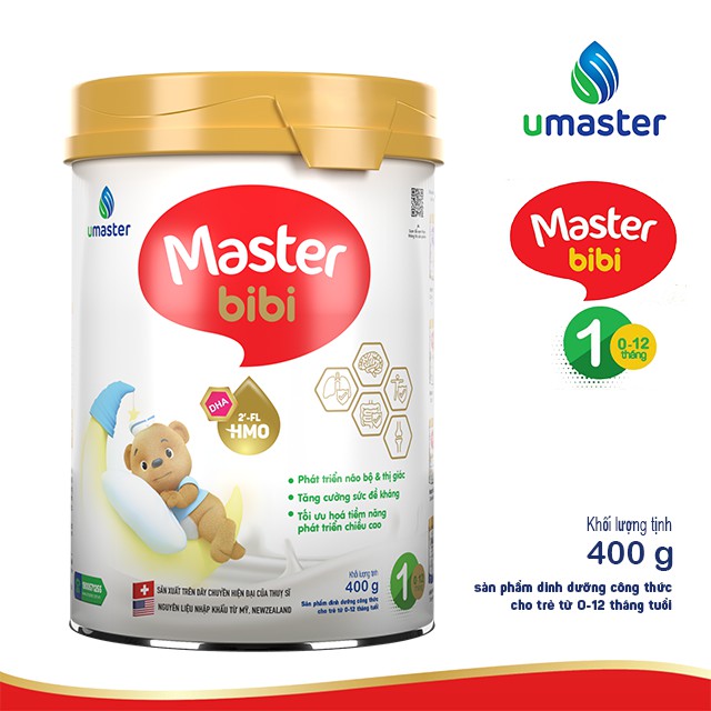 Sữa bột Umaster - Master Bibi số 1- 900gr