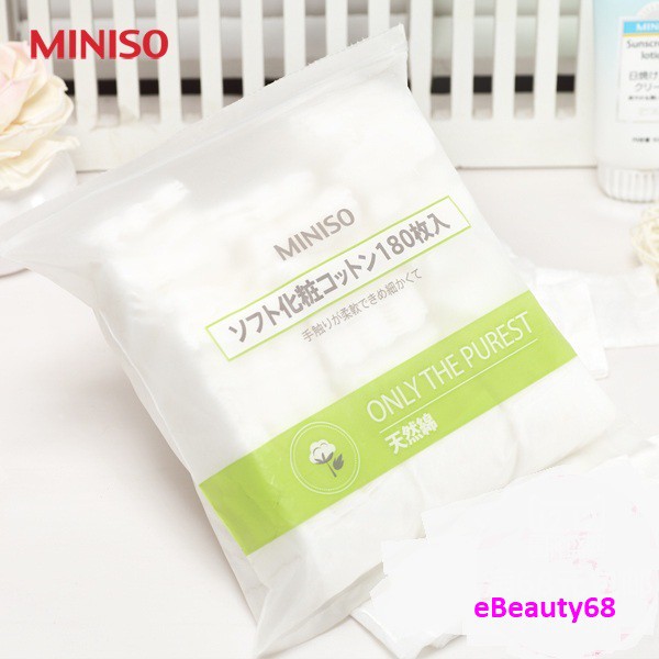 Bịch 180 miếng bông tẩy trang Miniso