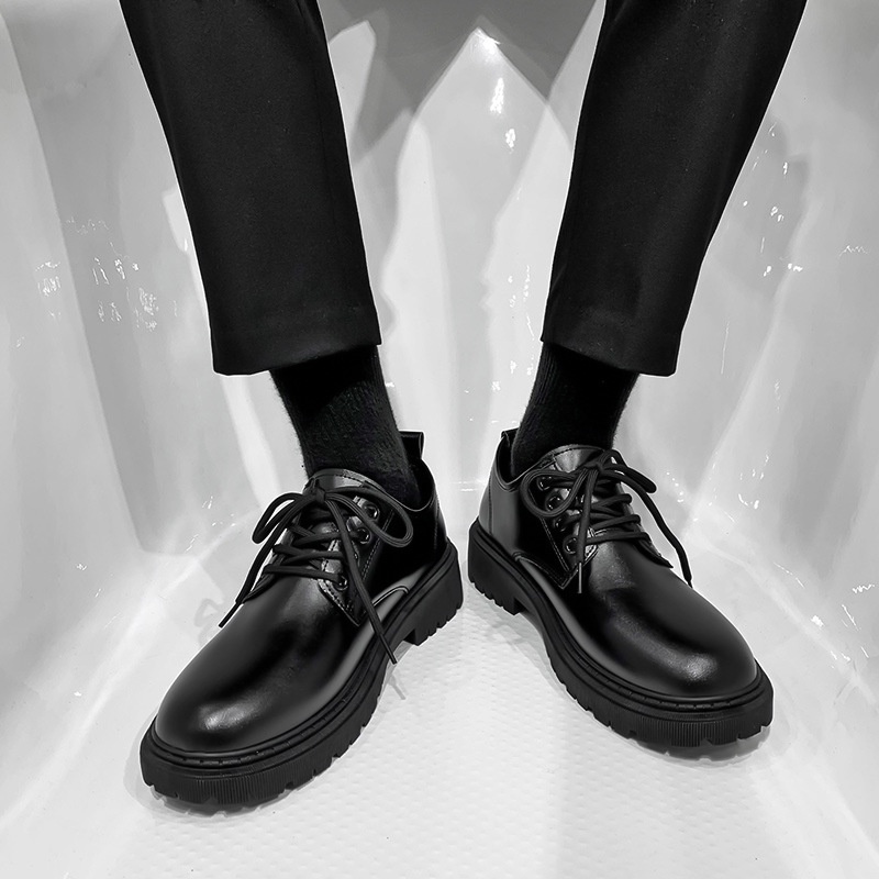 Giày Tây Da Nam Cao Cấp Mũi Tròn G72 Phong Cách Thời Trang Hàn Quốc. Giày Nam Độn Đế Tăng Chiều Cao Đẹp Giá Rẻ | BigBuy360 - bigbuy360.vn